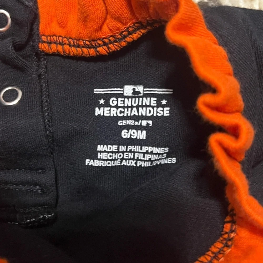 Baltimore Orioles 6/9mo Genuine Merchandise Bodysuit